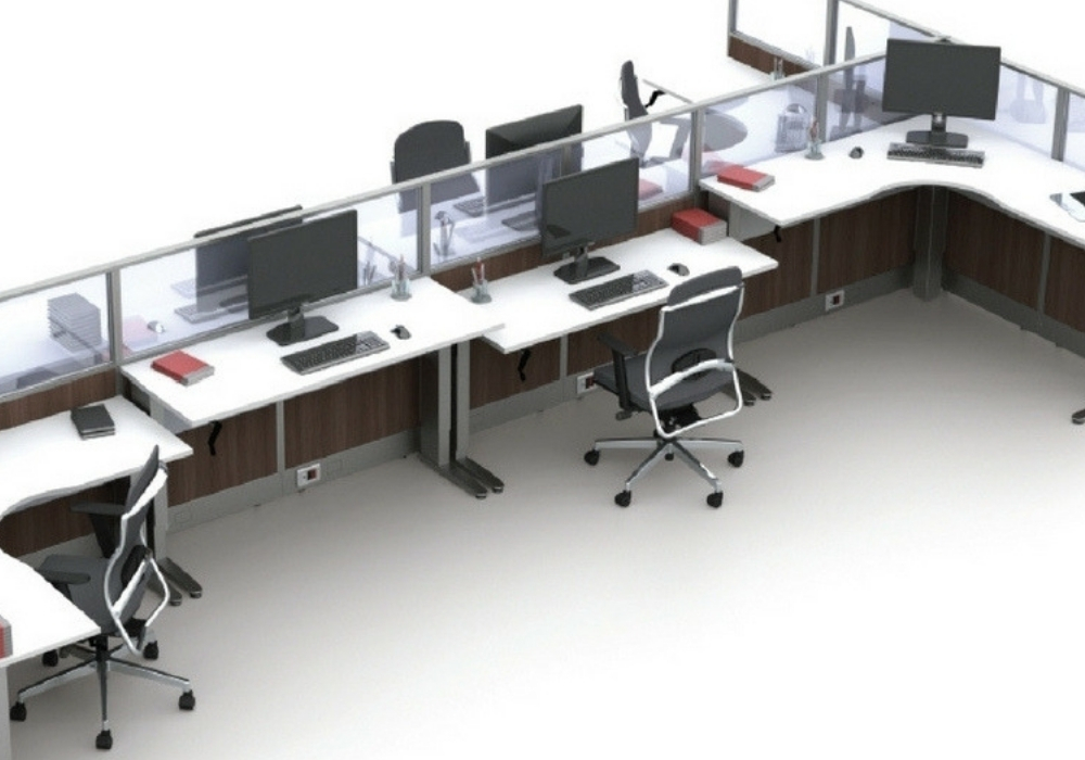 Ao considerar a ergonomia para arquitetura corporativa vale a pena apostar em mesas reguláveis, que possuem a comodidade de se adaptar conforme a necessidade e desejo do colaborador.