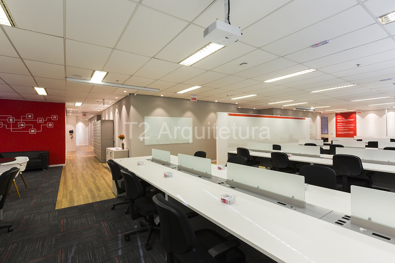 As cores são responsáveis pela energia do ambiente. A escolha deve ser feito levando em consideração a cultura organizacional da empresa.